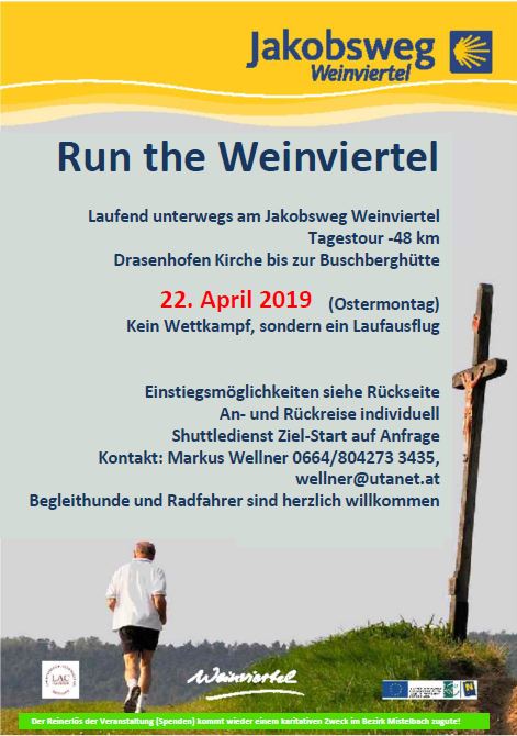 Run the Weinviertel – Jakobsweglauf 2019